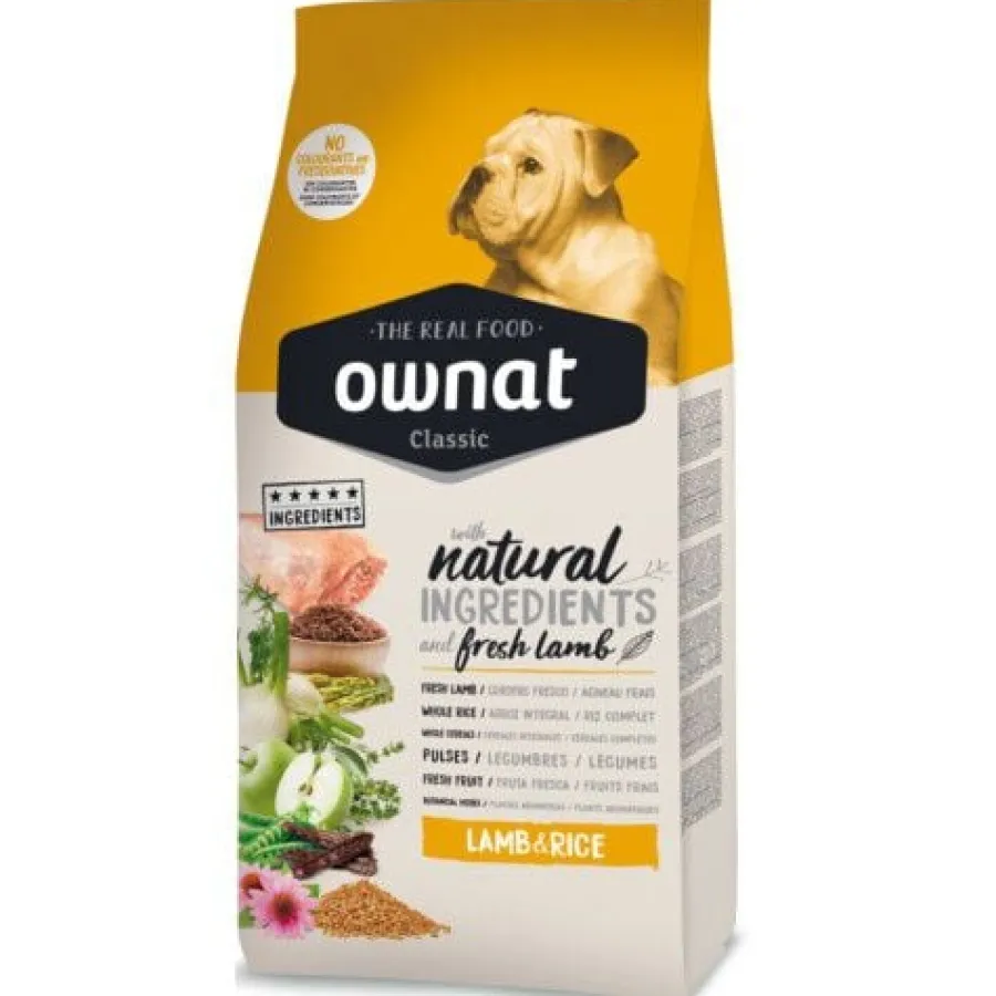 Ownat Classic Cordero y Arroz pienso para perros New