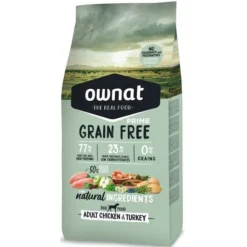 Ownat Grain Free Adult Pollo y Pavo pienso para perros Discount