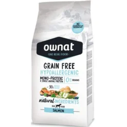 Ownat Grain Free Hypoallergenic Salmón pienso para perros New