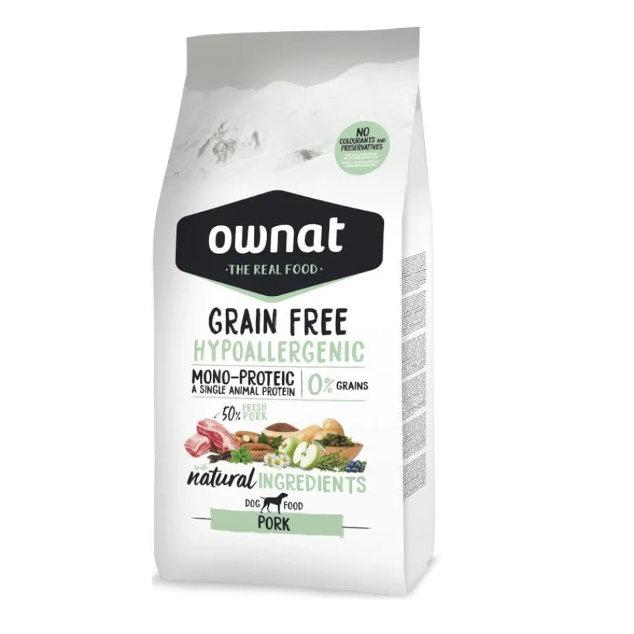 Ownat Grain Free Hypoallergenic Cerdo pienso para perros Sale