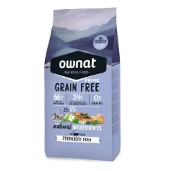 Ownat Prime Grain Free Esterilizado Pescado pienso para gatos Outlet