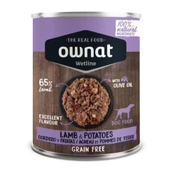 Ownat Wetline Cordero y Patatas lata para perros Hot