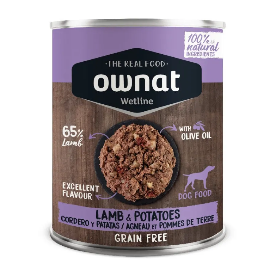 Ownat Wetline Cordero y Patatas lata para perros Hot