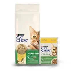 Cat Chow Pack Comida Gato Esterilizado Pollo Clearance