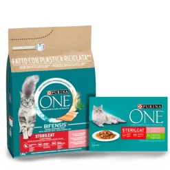 Purina One Pack Comida Gato Esterilizado Salmón