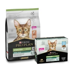 Pro Plan Pack Comida Gato Esterilizado Salmón Discount