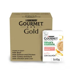 Gourmet Pack Comida Húmeda Bocaditos en Salsa Gato Adulto Discount