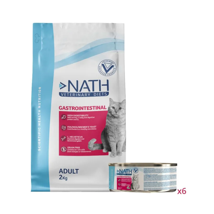 Nath Pack Gastrointestinal - pienso y comida húmeda para gato New