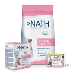 Nath Pack Kitten - Comida + Leche Maternizada para gatitos Best