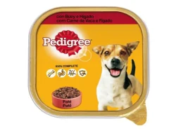 Pedigree Buey e Higado Tarrina en Paté para Perros Outlet