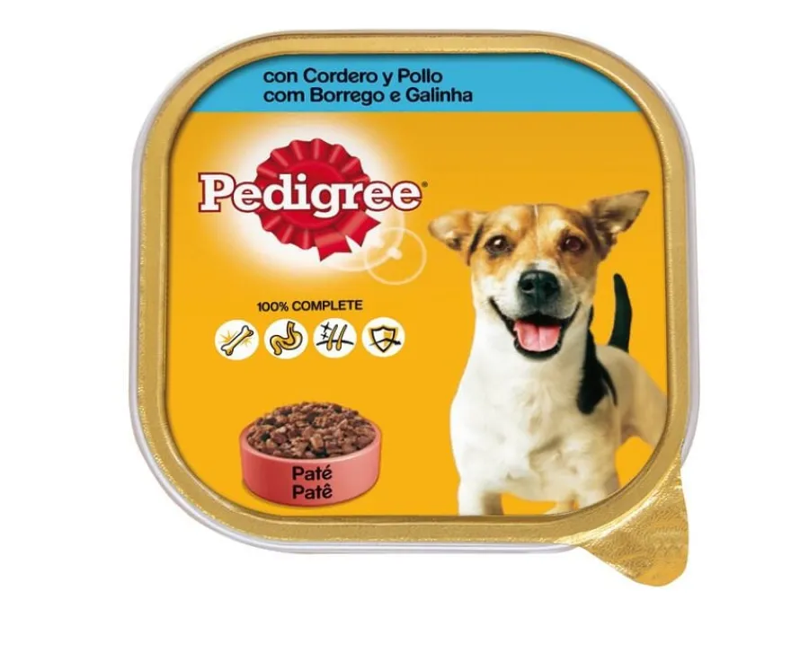 Pedigree Cordero y Pollo Tarrina en Paté para Perros Clearance