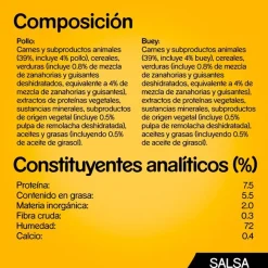 Pedigree Pollo y Buey con Verduras Salsa en Bolsita para Perros - Multipack Sale