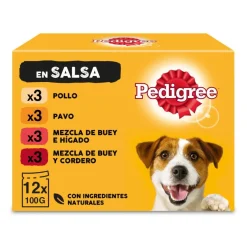 Pedigree Sabores Mixtos Salsa en Bolsita para Perros - Multipack Best