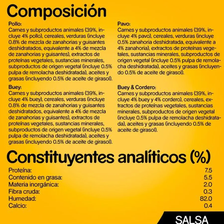 Pedigree Sabores Mixtos Salsa en Bolsita para Perros - Multipack Best
