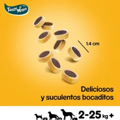 Pedigree Tasty Mini Snacks Sabor Queso y Buey para Perros