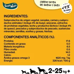 Pedigree Tasty Mini Snacks Sabor Queso y Buey para Perros