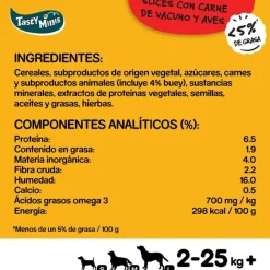 Pedigree Tasty Mini Snacks Sabor Buey y Ave para Perros