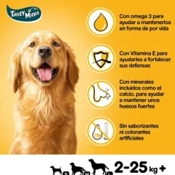 Pedigree Tasty Mini Snacks Sabor Buey y Ave para Perros