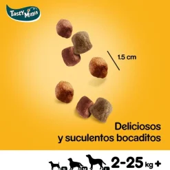 Pedigree Tasty Mini Snacks Sabor Pollo y Pato para Perros
