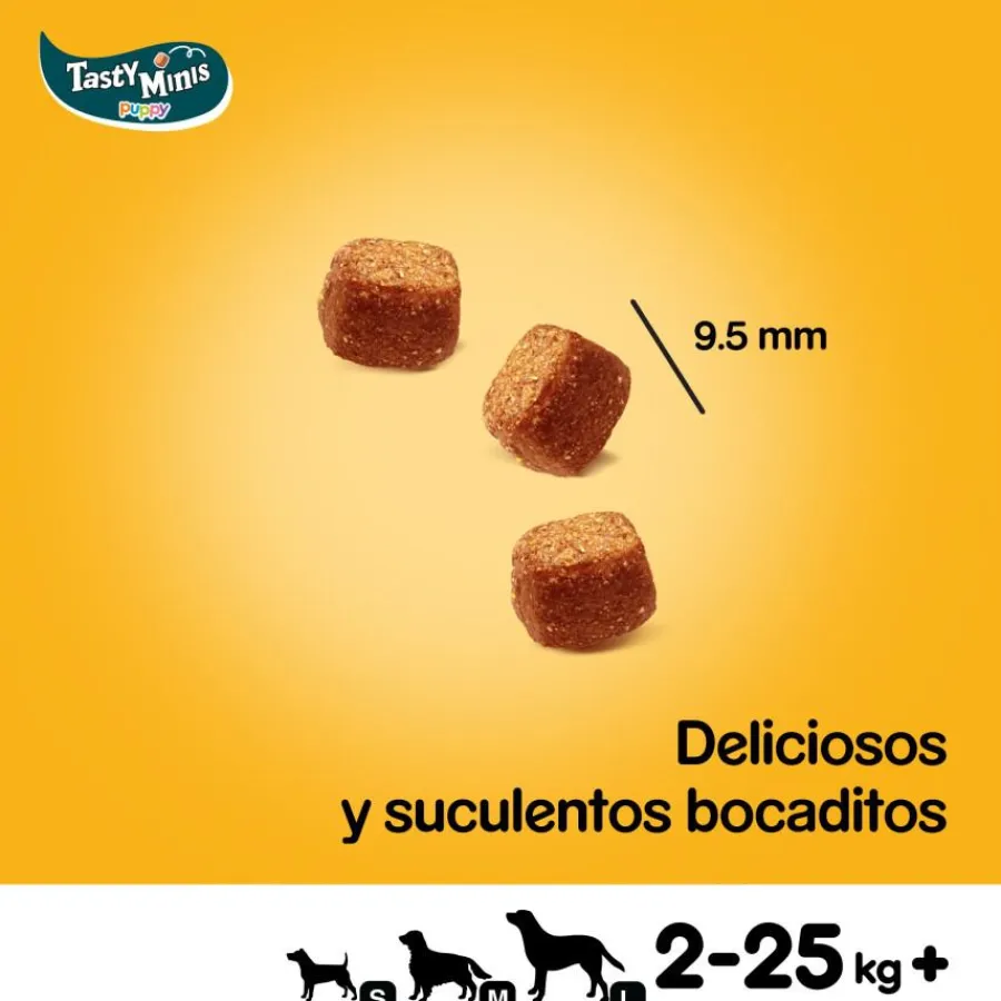 Pedigree Tasty Minis Premios Sabor Pollo para Perros Cachorros