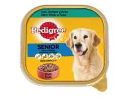 Pedigree Ternera y Aves Tarrina en Paté para Perros Senior Online