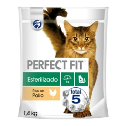 Perfect Fit Adult 1+ Esterilizado Pollo pienso para gatos Discount
