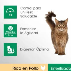 Perfect Fit Adult 1+ Esterilizado Pollo pienso para gatos Discount