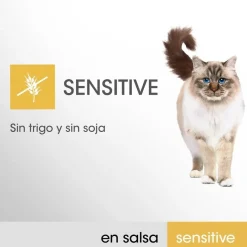Perfect Fit Adult Sensitive Sterelized Pollo y Salmón sobre en salsa para gatos