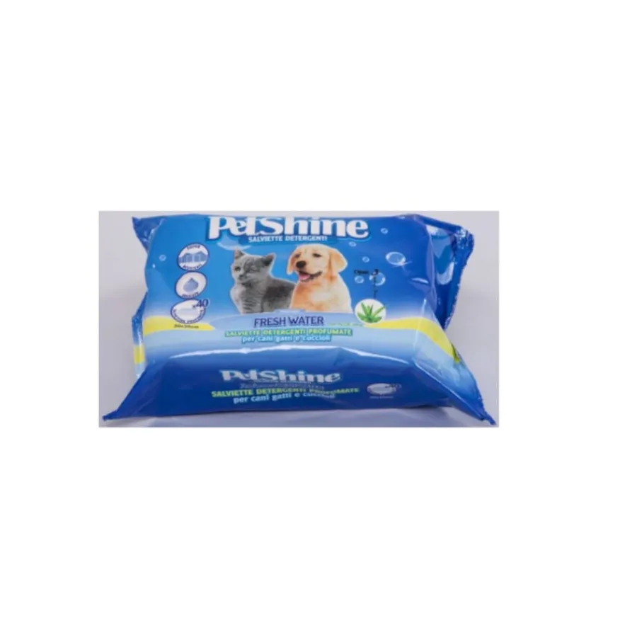 PetShine Fresh Water Toallitas Húmedas sin Alcohol para perros y gatos Clearance
