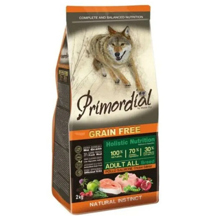 Primordial Adult Grain Free Pollo y Salmón pienso para perros Hot