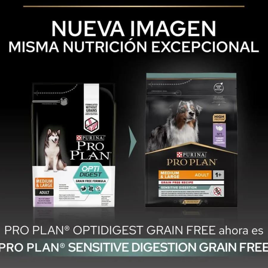 Pro Plan Adult Medium y Large Digestión Pavo pienso para perros Sale