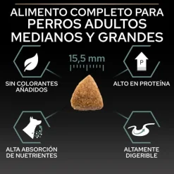 Pro Plan Adult Medium y Large Digestión Pavo pienso para perros Sale