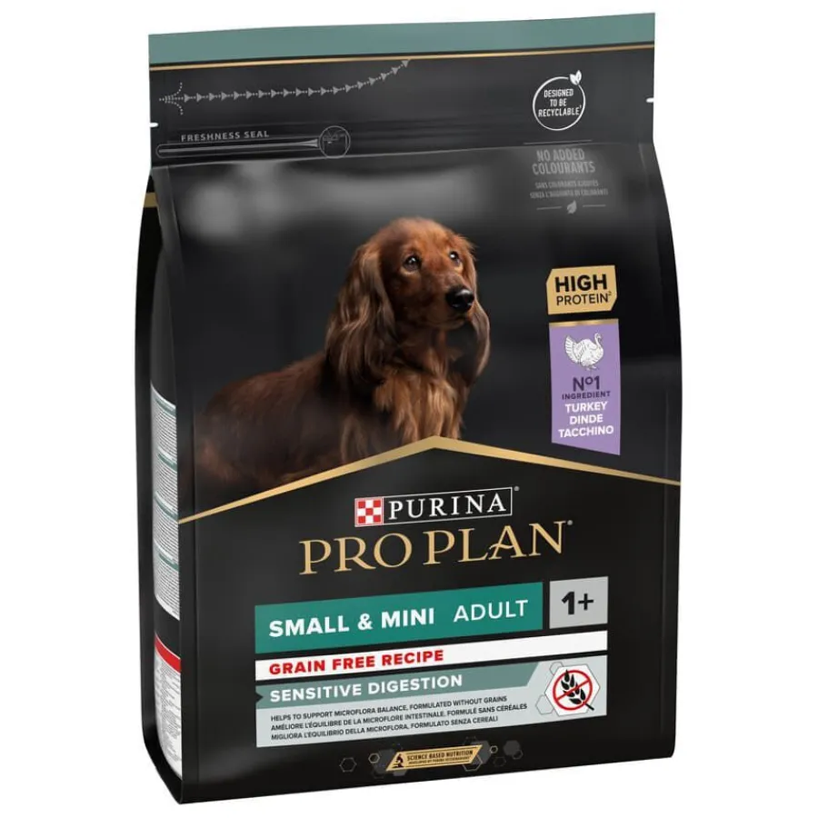 Pro Plan Adult Small y Mini Digestión Pavo pienso para perros New