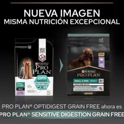 Pro Plan Adult Small y Mini Digestión Pavo pienso para perros New