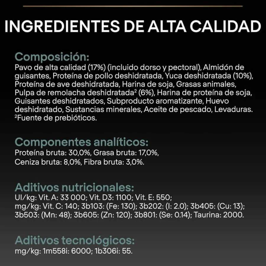 Pro Plan Adult Small y Mini Digestión Pavo pienso para perros New
