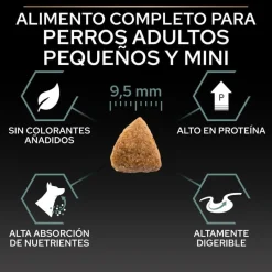 Pro Plan Adult Small y Mini Digestión Pavo pienso para perros New