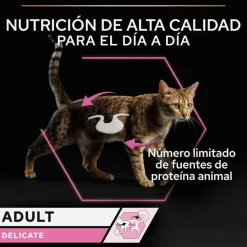 Pro Plan Delicate Mousse rico en pavo para gatos Hot