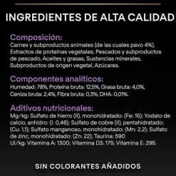 Pro Plan NutriSavour Feline Kitten Pavo en salsa sobre para gatitos Clearance