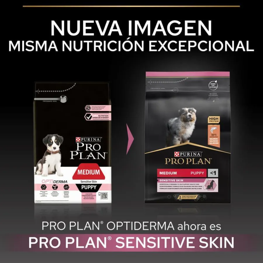 Pro Plan Puppy Medium Salmón Piel sensible pienso para cachorros Discount