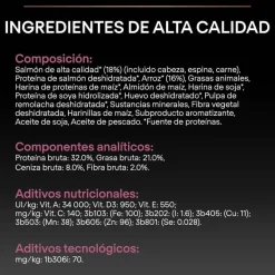 Pro Plan Puppy Small y Mini Salmón pienso para Perros Piel Hot