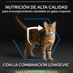 Pro Plan Senior Sterilized Pavo Pienso para gatos New