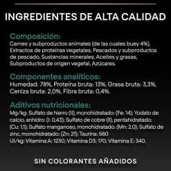 Pro Plan Sterilised Maintenance sobre con Buey en salsa para gatos Hot