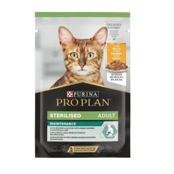 Pro Plan Sterilised Maintenance sobre con Pollo en salsa para gatos Best