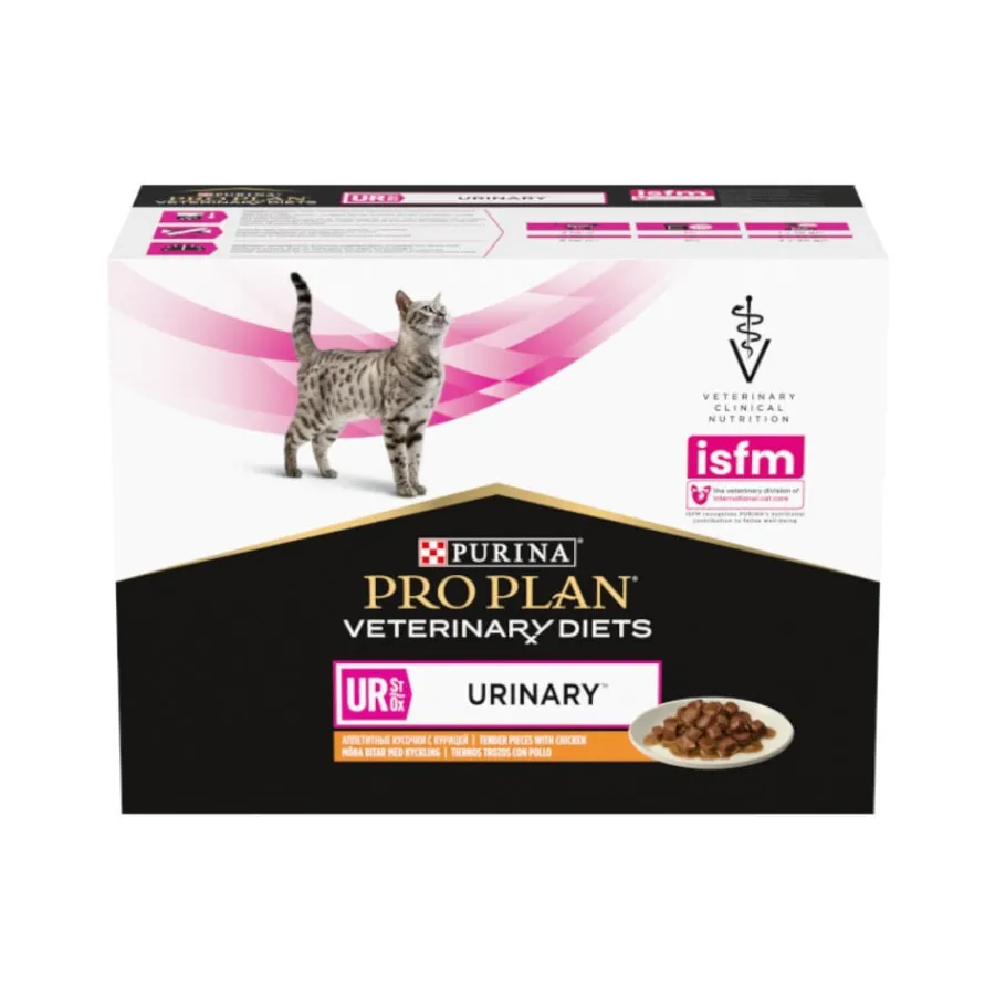 Pro Plan Veterinary Diets St/Ox Urinary Pollo en Salsa sobre para gatos – Multipack Best