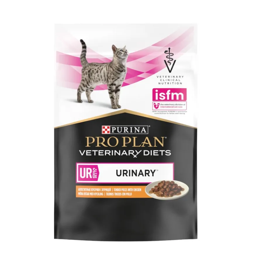Pro Plan Veterinary Diets St/Ox Urinary Pollo en Salsa sobre para gatos – Multipack Best