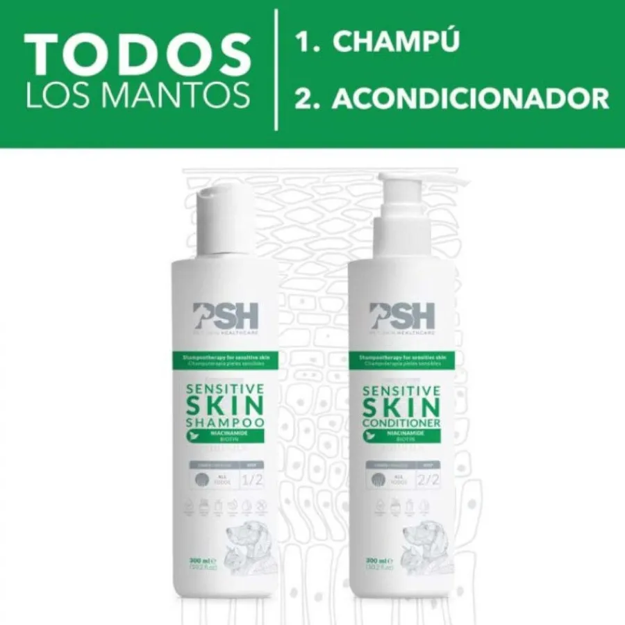 PSH Sensitive Skin Champú para perros y gatos Discount