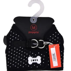 Puppia Dotty Chaleco Negro arnés para perros Clearance