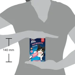 Felix Purina Deli Moments con Zalmon Snack líquido para gatos Clearance
