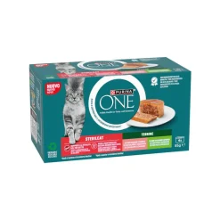 Purina ONE Esterilizado Salmón y Pavo latas para gatos Outlet