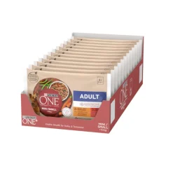 Purina One Mini Adult Pollo y Buey sobres para perros Outlet